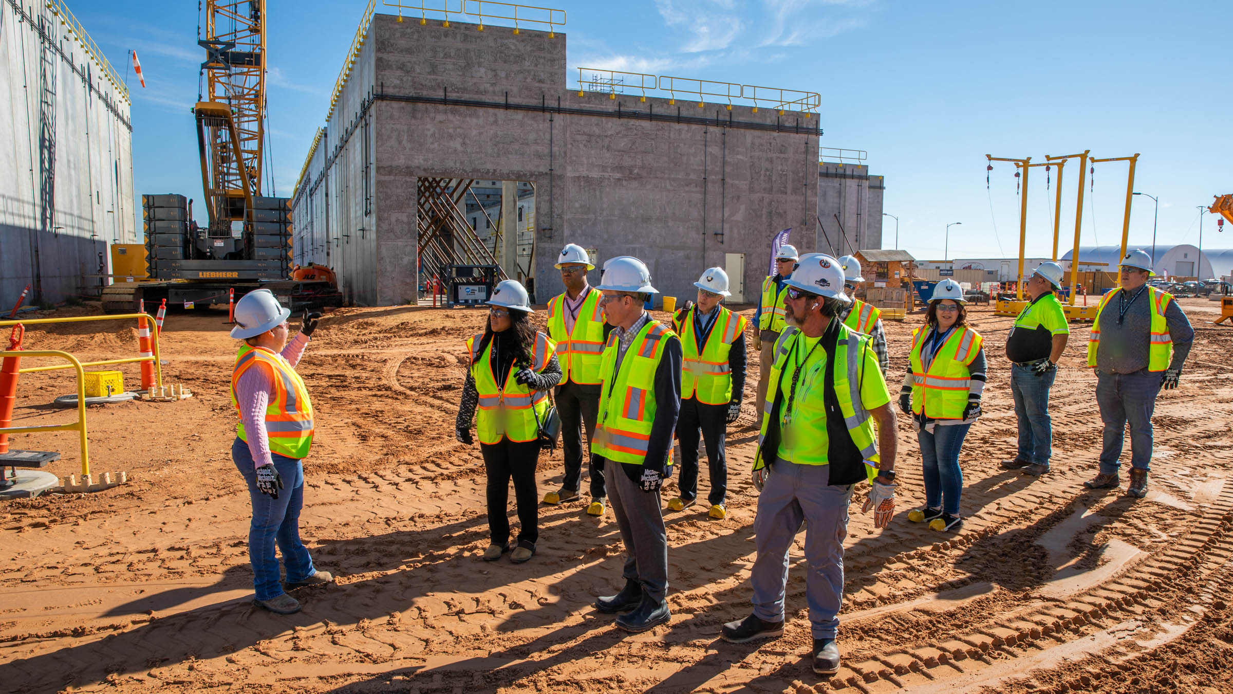 EM-1 toured the Safety Significant Confinement Ventilation System project